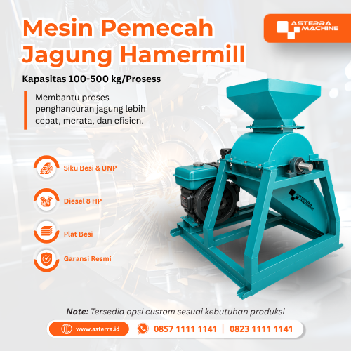 Jual Mesin Pemecah Jagung Hamermill Mesin Pemecah Jagung Hamermill
