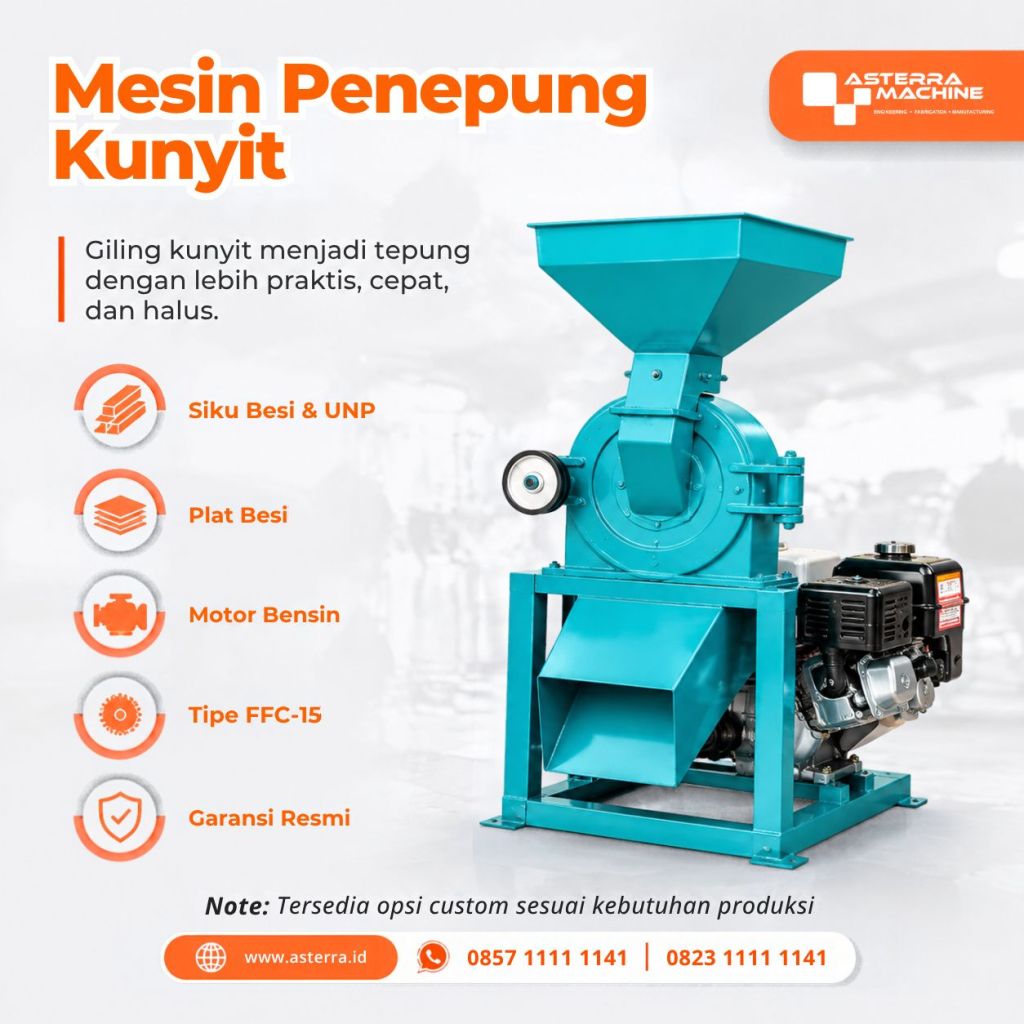Mesin Penepung Kunyit